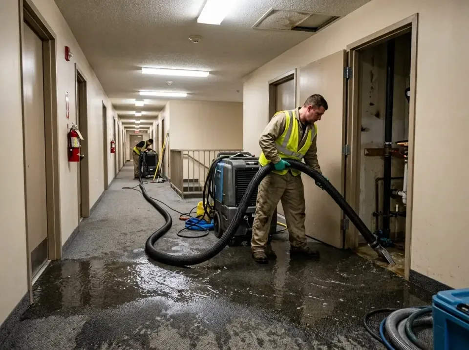 multi-unit-apartment-hallway-f-005 — frequently asked questions, Emergency Burst Pipe Water Extraction & Removal in Brookhav…